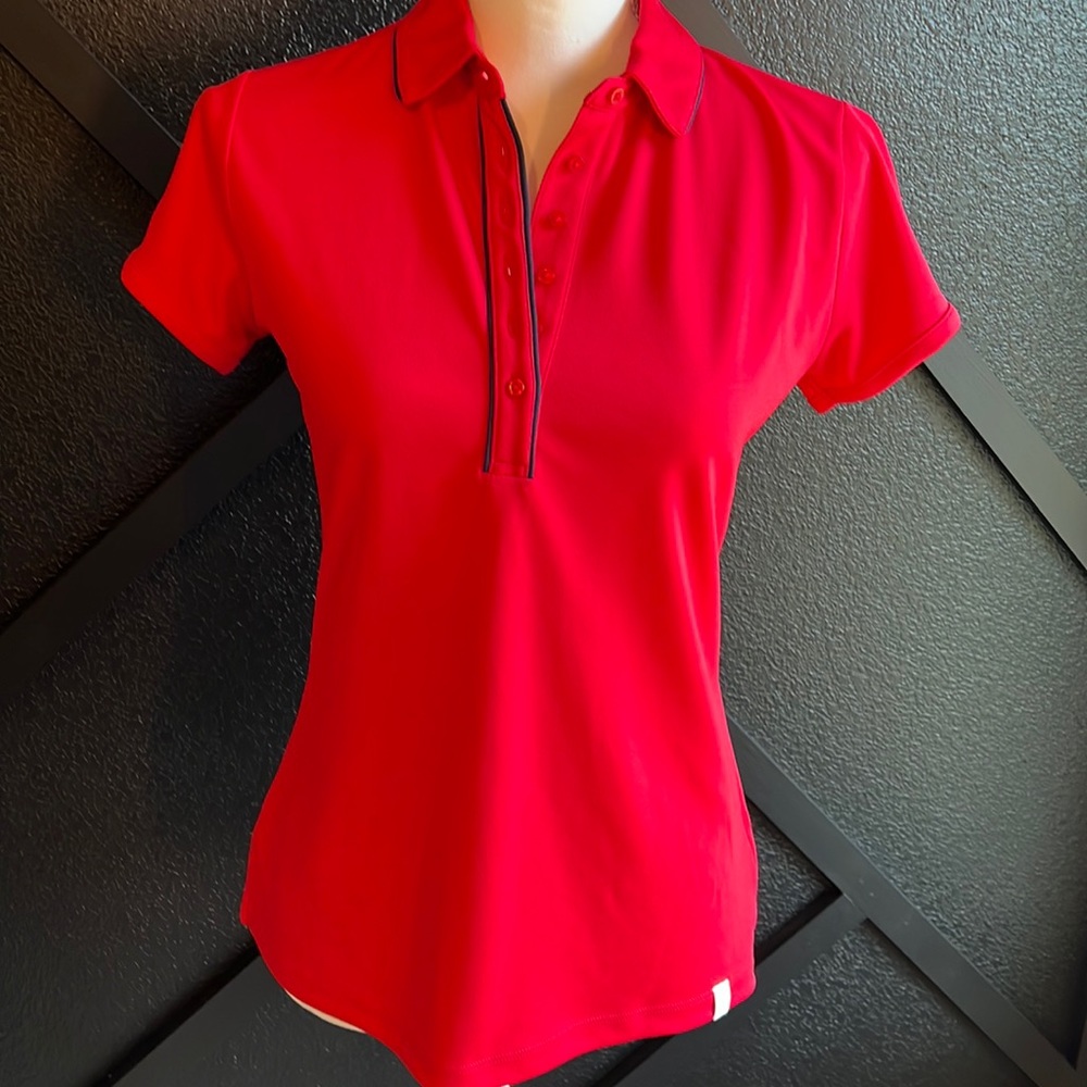 Lady Hagen Puff Sleeve Polo